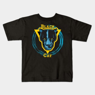 Black cat Kids T-Shirt